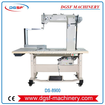 Máquina de costura industrial de lona industrial de bolso de cuero de rotación de 360 ​​grados DS-8900